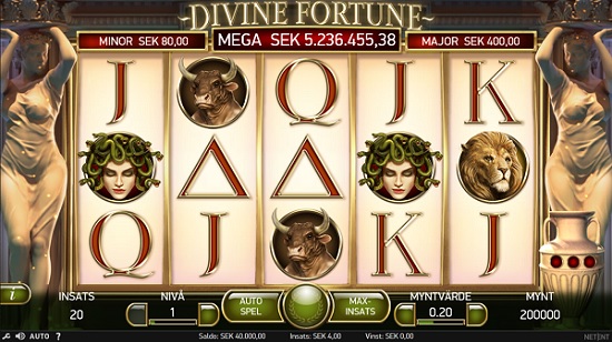 Free spins Divine Fortune