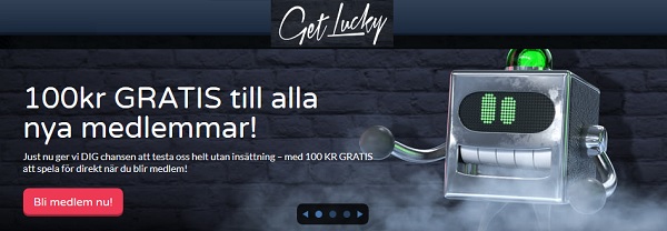 Casinobonus hos Get Lucky