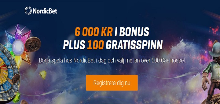 Nya spelautomater och ny casinobonus hos Nordicbet