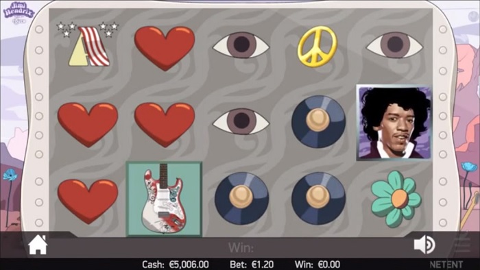 Jimi hendrix spelautomat spela gratis
