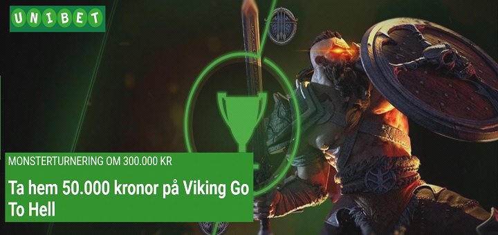 Monsterturnering hos Unibet med 300.000 kr i potten!