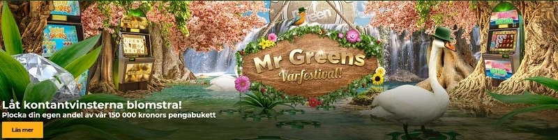 Veckans erbjudande i Mr Green Vårfestival