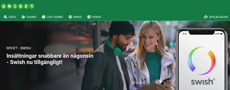 Spela på onlinecasino med Swish 2019