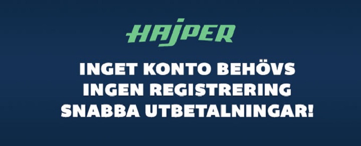 Testa nya spelsajten Hajper.com!