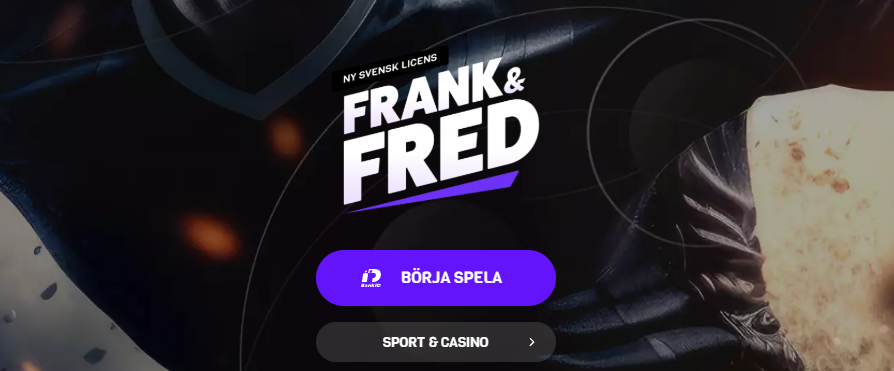 Frank&Fred casinobonus - Vinster på 5 min med Swish eller Trustly
