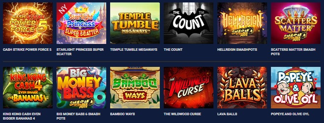 Kungaslottet spelutbud